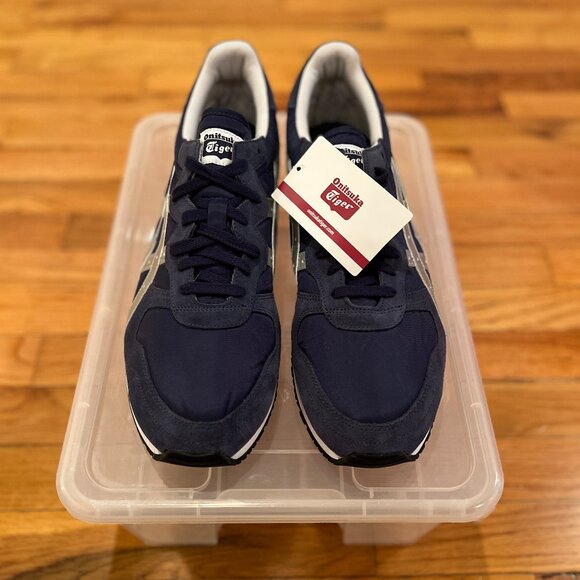 Onitsuka Tiger, Navy with Silver stripes, Size 13 US - Picture 1 of 6